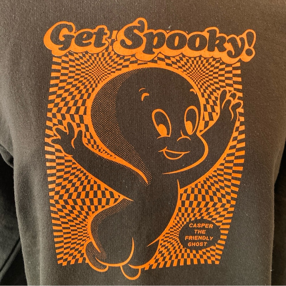 Casper The Friendly Ghost Brown Pullover Hoodie S - image 2